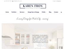 Tablet Screenshot of karenfron.com